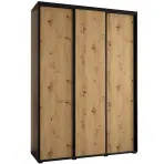 Szekrény 45 Canaris 1 200 fekete/artisan/fekete