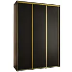 Szekrény 45 Canaris 1 200 fekete/gold