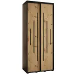 Szekrény 45 Canaris 12 100 fekete/artisan/fekete