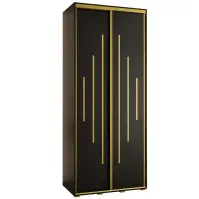 Szekrény 45 Canaris 12 100 fekete/gold