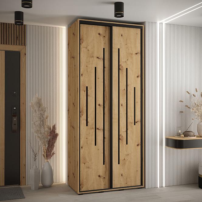 Szekrény 45 Canaris 12 110 artisan/fekete