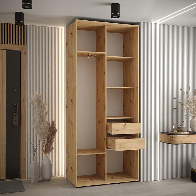 Szekrény 45 Canaris 12 120 artisan/fekete