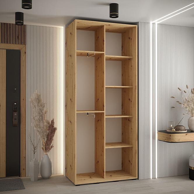 Szekrény 45 Canaris 12 120 artisan/fekete