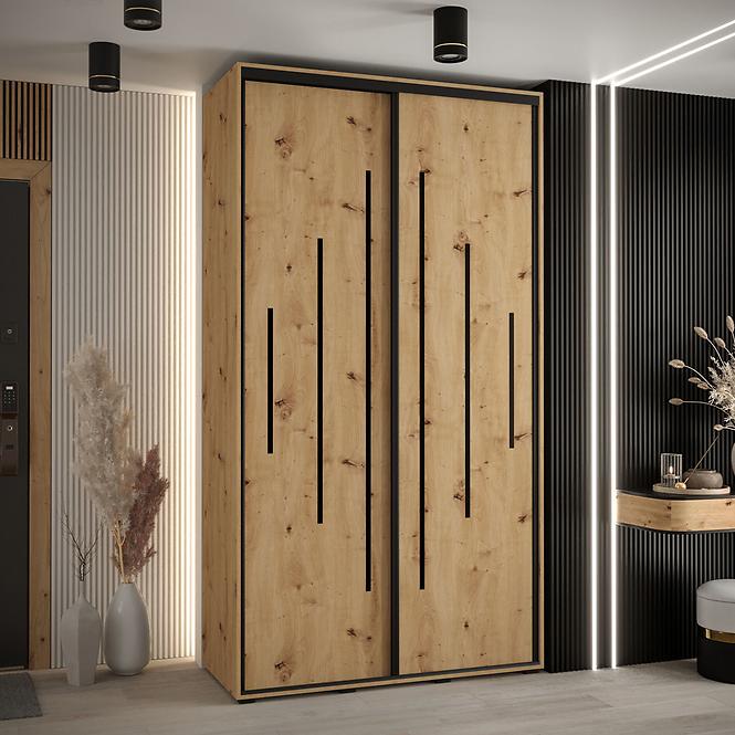 Szekrény 45 Canaris 12 130 artisan/fekete