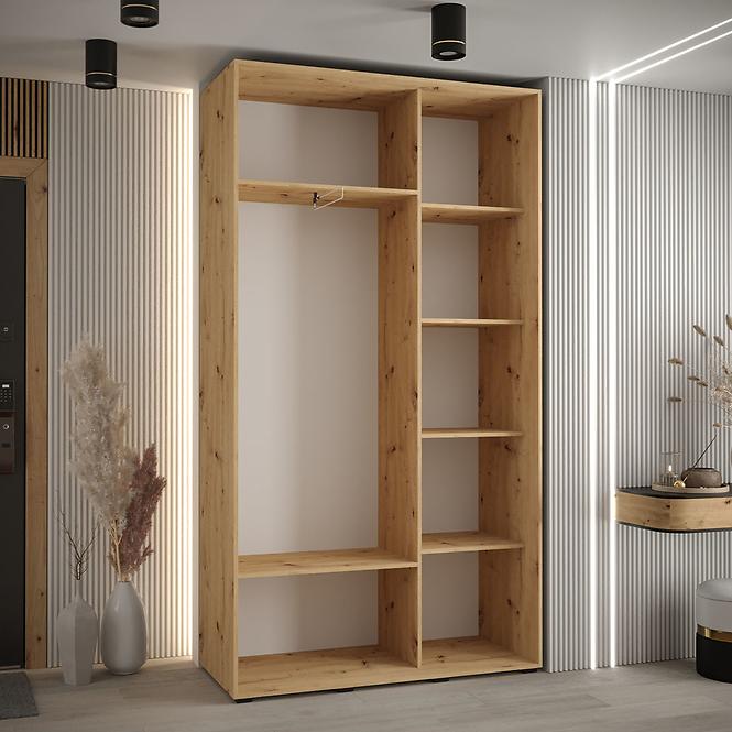 Szekrény 45 Canaris 12 140 artisan/fehér/fekete