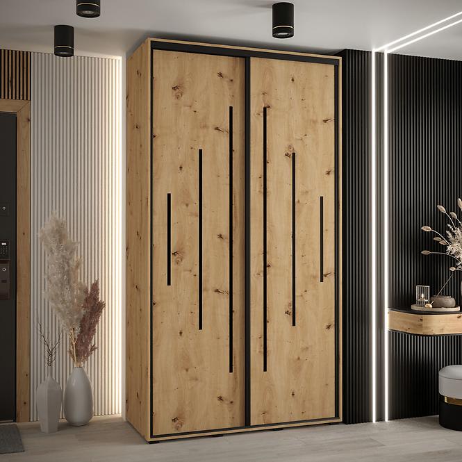 Szekrény 45 Canaris 12 140 artisan/fekete