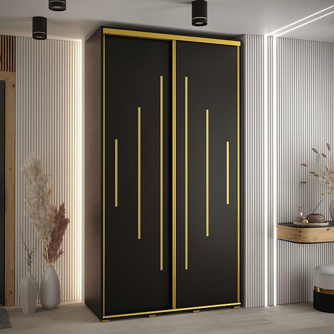 Szekrény 45 Canaris 12 140 fekete/gold,5