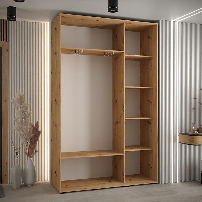 Szekrény 45 Canaris 12 150 artisan/fehér/fekete