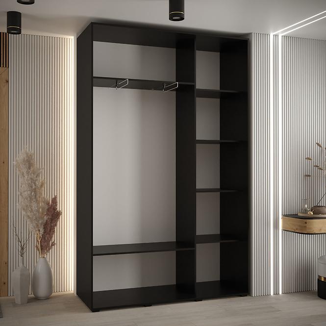 Szekrény 45 Canaris 12 150 fekete/silver,3