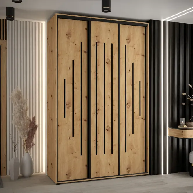 Szekrény 45 Canaris 12 160 artisan/fekete,5