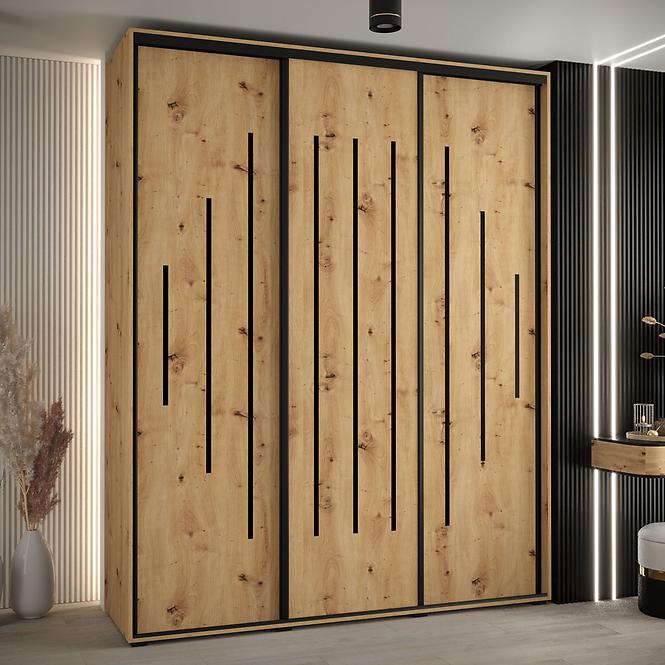 Szekrény 45 Canaris 12 190 artisan/fekete