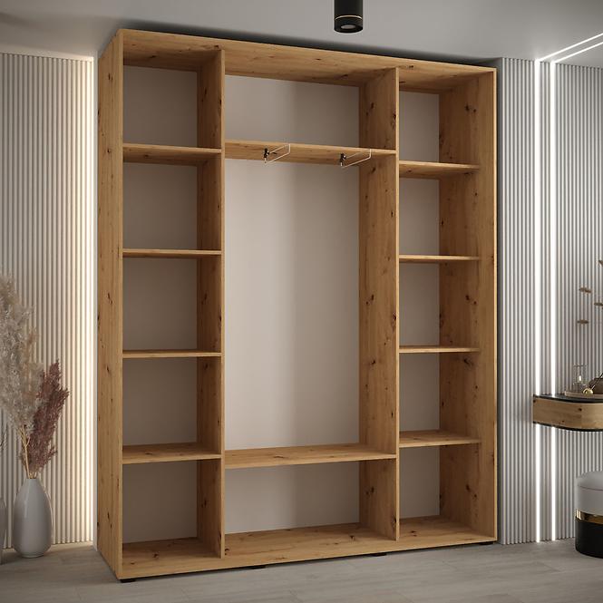 Szekrény 45 Canaris 12 200 artisan/fehér/fekete