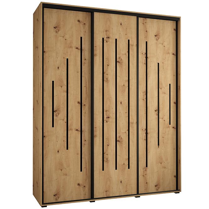 Szekrény 45 Canaris 12 200 artisan/fekete