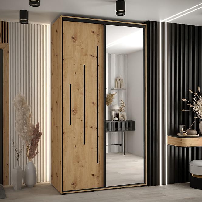 Szekrény 45 Canaris 13 130 artisan/fekete,5