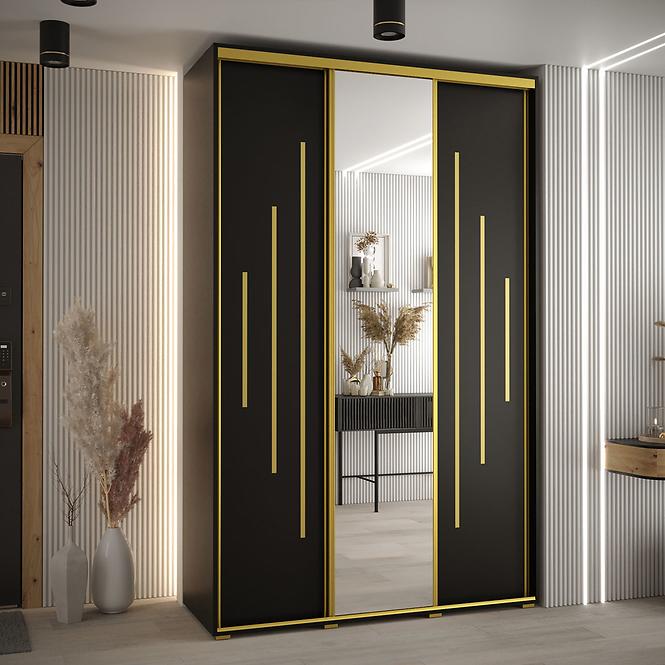 Szekrény 45 Canaris 13 170 fekete/gold,5