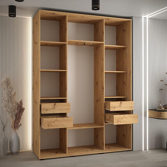 Szekrény 45 Canaris 13 180 artisan/fekete
