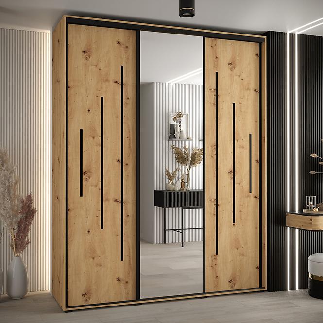 Szekrény 45 Canaris 13 190 artisan/fekete
