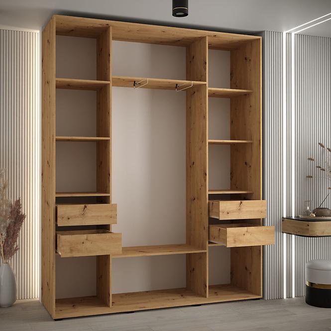Szekrény 45 Canaris 13 190 artisan/fekete