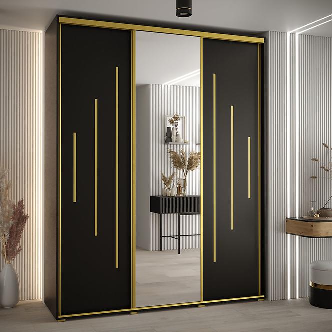 Szekrény 45 Canaris 13 190 fekete/gold,5