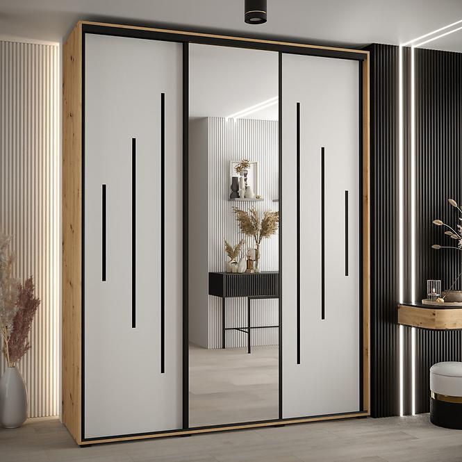 Szekrény 45 Canaris 13 200 artisan/fehér/fekete
