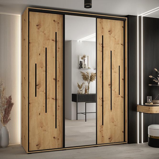 Szekrény 45 Canaris 13 200 artisan/fekete