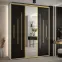 Szekrény 45 Canaris 13 200 fehér/fekete/gold,5