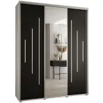 Szekrény 45 Canaris 13 200 fehér/fekete/silver