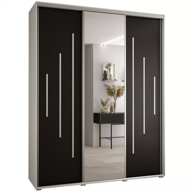 Szekrény 45 Canaris 13 200 fehér/fekete/silver