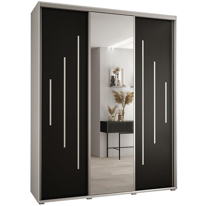 Szekrény 45 Canaris 13 200 fehér/fekete/silver