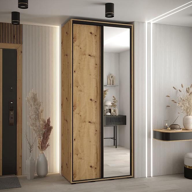 Szekrény 45 Canaris 3 100 artisan/fekete