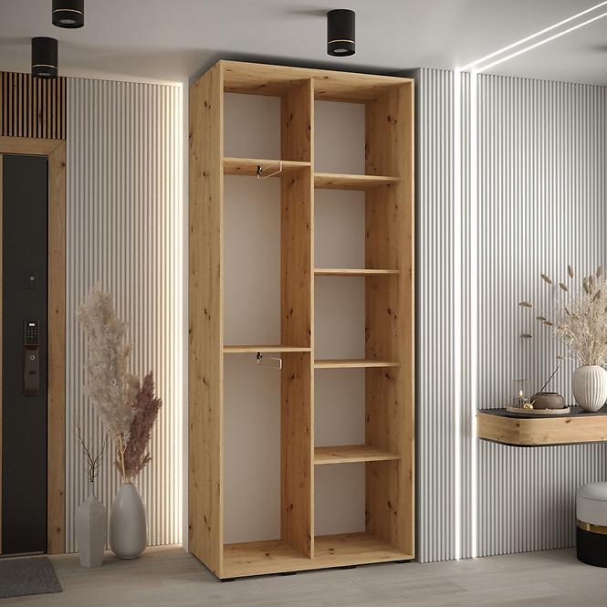 Szekrény 45 Canaris 3 110 artisan/fekete