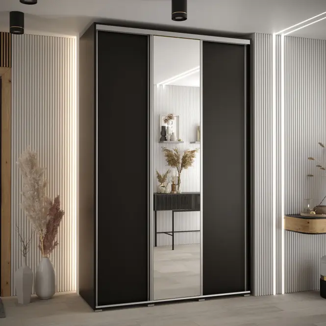 Szekrény 45 Canaris 3 160 fekete/silver,5