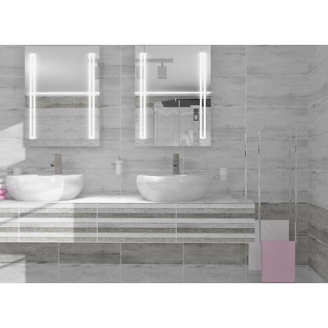 Csempe dekoratív Dekor Oslo Grey Pasy 25/50