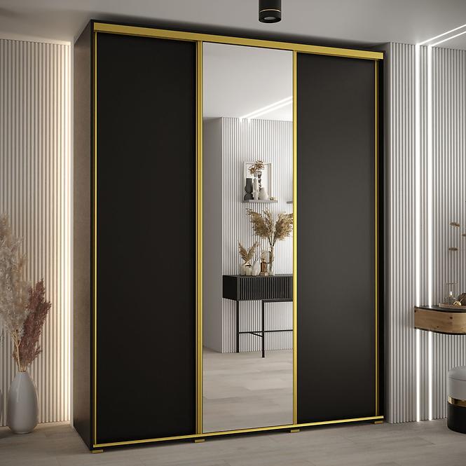 Szekrény 45 Canaris 3 200 fekete/gold,5
