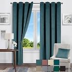 Függöny Velvet Karla 61 135x250 kék