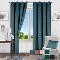Függöny Velvet Karla 61 135x250 kék