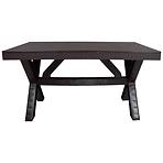 Asztal Rustic barna 80x140 cm