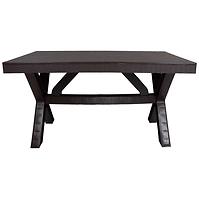 Asztal Rustic barna 80x140 cm
