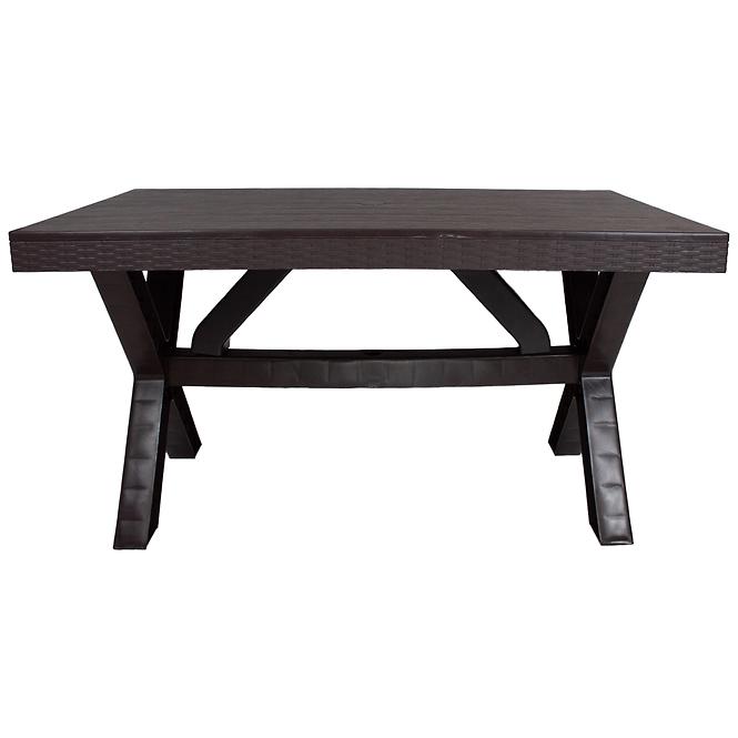 Asztal Rustic barna 80x140 cm