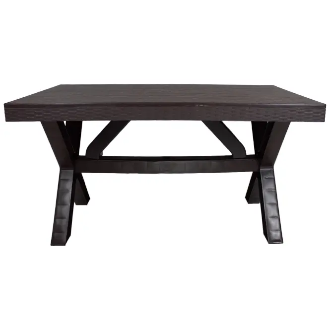 Asztal Rustic barna 80x140 cm