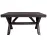 Asztal Rustic barna 80x140 cm