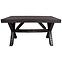 Asztal Rustic barna 80x140 cm