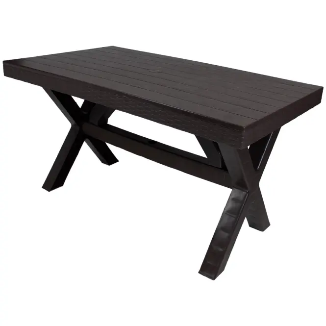 Asztal Rustic barna 80x140 cm,2
