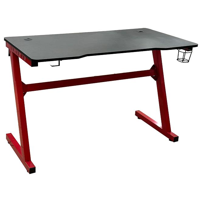 Asztal a játékos számára Besartion 8768 fekete/piros