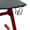 Íróasztal Gamereknek Diodor 8768 fekete/piros+LED,5