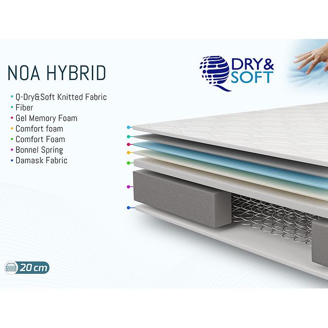 Matrac Noa Hybrid 160x200 H3 Hybrid