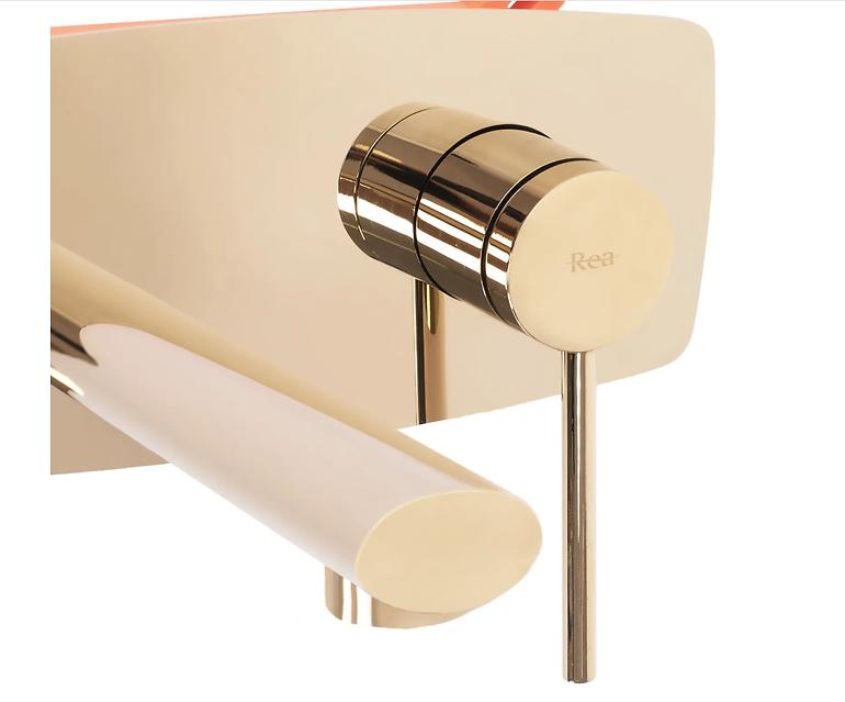Mosdókagyló csaptelep Rea Oval arany + box,3