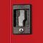 Szekrény irodai Bruno fém antracit/piros,5