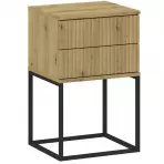 Éjjeliszekrény 2S-40 fogantyúk nélkül artisan