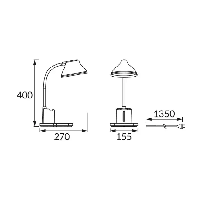 Lampa Debra 04232 LED blue LB1,2